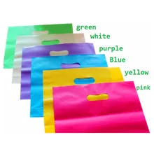 Пустые пластиковые пакеты для упаковки бутика, 50 шт., Пользовательский логотип пластиковые пакеты для одежды/подарков/косметики коробка