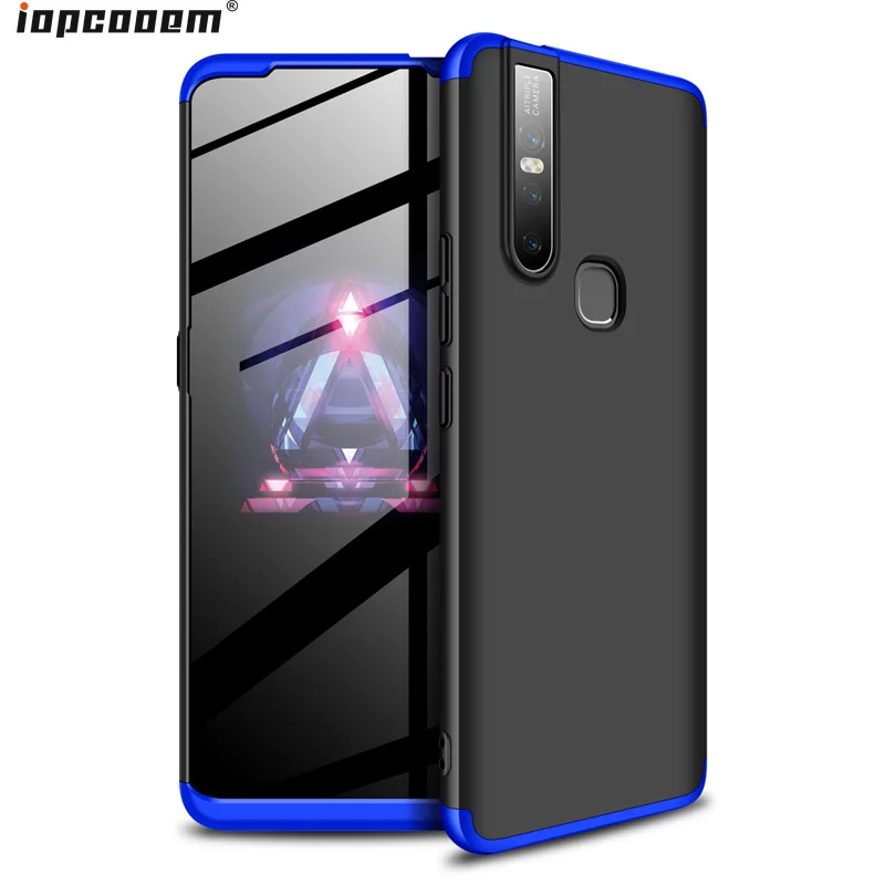 

Shockproof Case 360 Degree Full Protection Case For VIVO v15 Back Cover For VIVO V15 Pro Luxury business Shell Coque