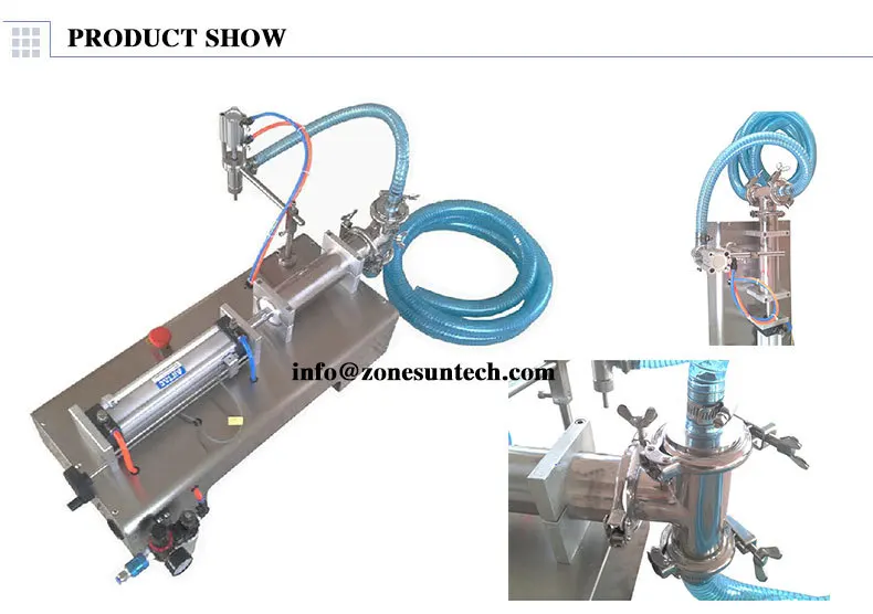 ZONESUN 5-100 мл горизонтальная пневматическая машина для наполнения жидкости, e машина для наполнения жидкого масла молока, машина для наполнения напитков