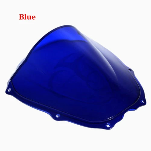 Двойной пузырь Новое ветровое стекло для Honda RVT1000R VTR1000 SP1 2 00-06 - Цвет: Blue