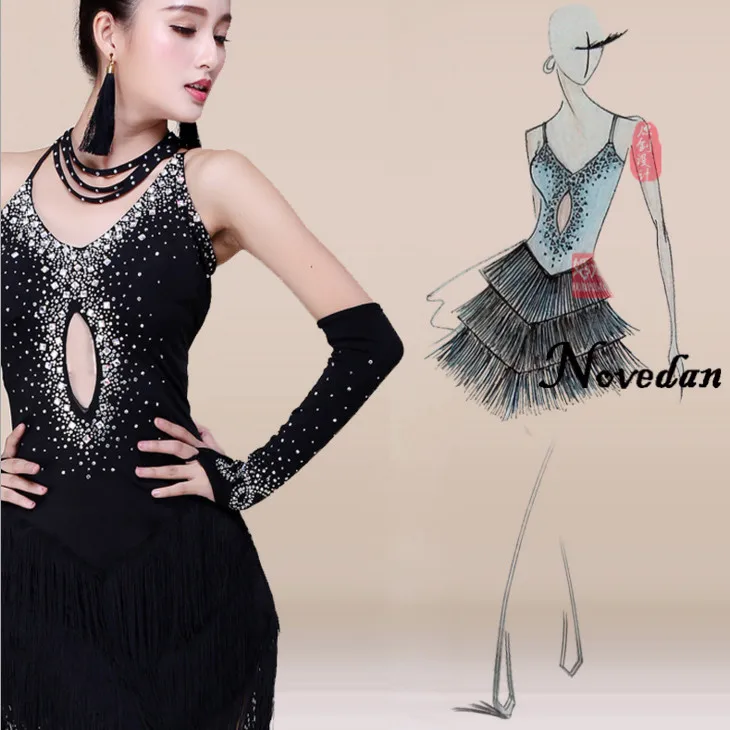 DB24382 latin dress for women-4_