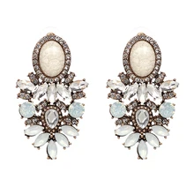 10 цветов, Новое поступление,, хорошее качество, серьги с крупным кристаллом, новые массивные модные стразы, серьги для женщин