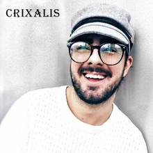 Crixalis, очки, оправа для мужчин, большие, Круглые, очки для женщин, фирменный дизайн, модные круглые очки, прозрачные, PG2682