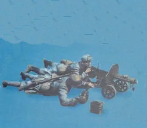

1/35 Resin Kits WWII 2pcs Red Army Soldier With Machine Gun 1 Set
