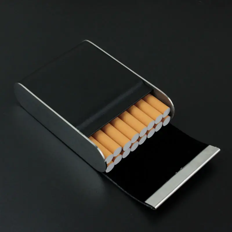 Чехол для сигарет FIREDOG из искусственной кожи, 16 шт., аксессуары для курения, металлическая коробка для сигарет CL57