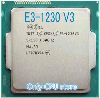 Процессор Intel Xeon E3 1230V3 четырехъядерный процессор LGA1150 для настольных ПК 100%