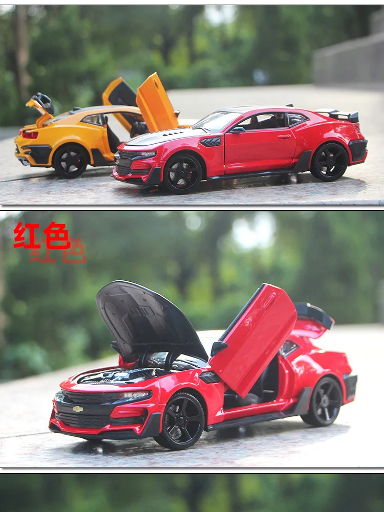 1:24 игрушечный автомобиль отличного качества Chevrolet Camaro Металлический Игрушечный Автомобиль литой автомобиль Diecasts& игрушечные транспортные средства Модель автомобиля игрушки для детей