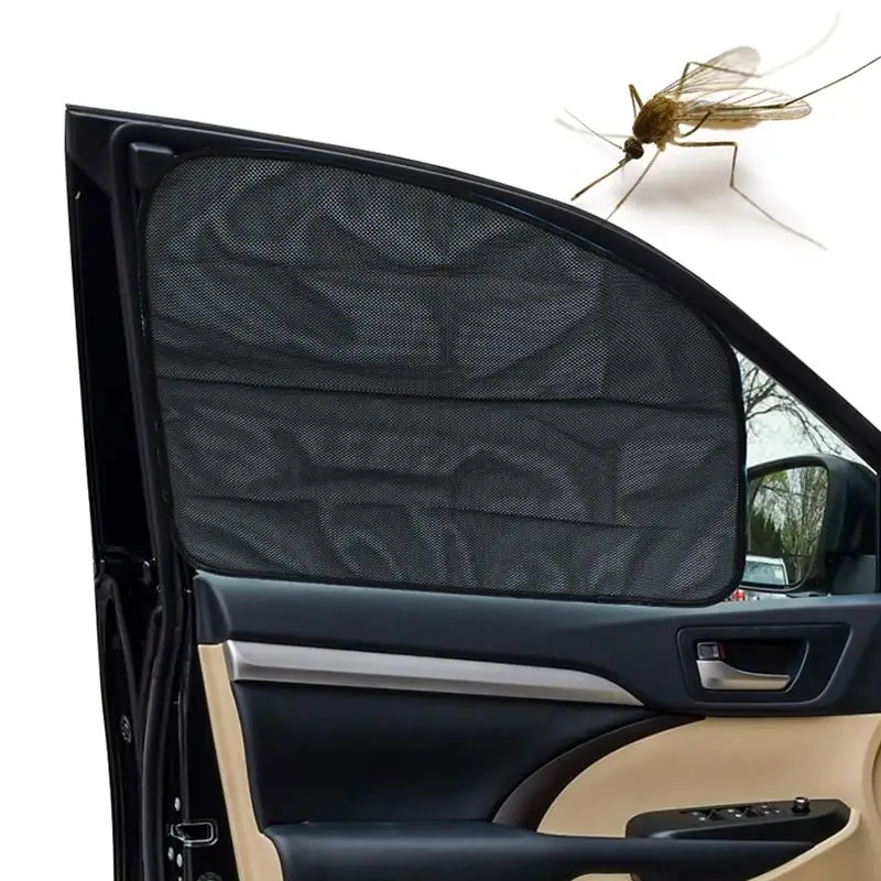 

Car Window Sun Shade UV Protector Mesh Fabric Sun Visor Shade Cover Shield Auto Sunshade Curtain Magnet Easy Installation