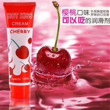 HOTKISS 100ML cherry fruit edible human adult supplies lubricants oral oil