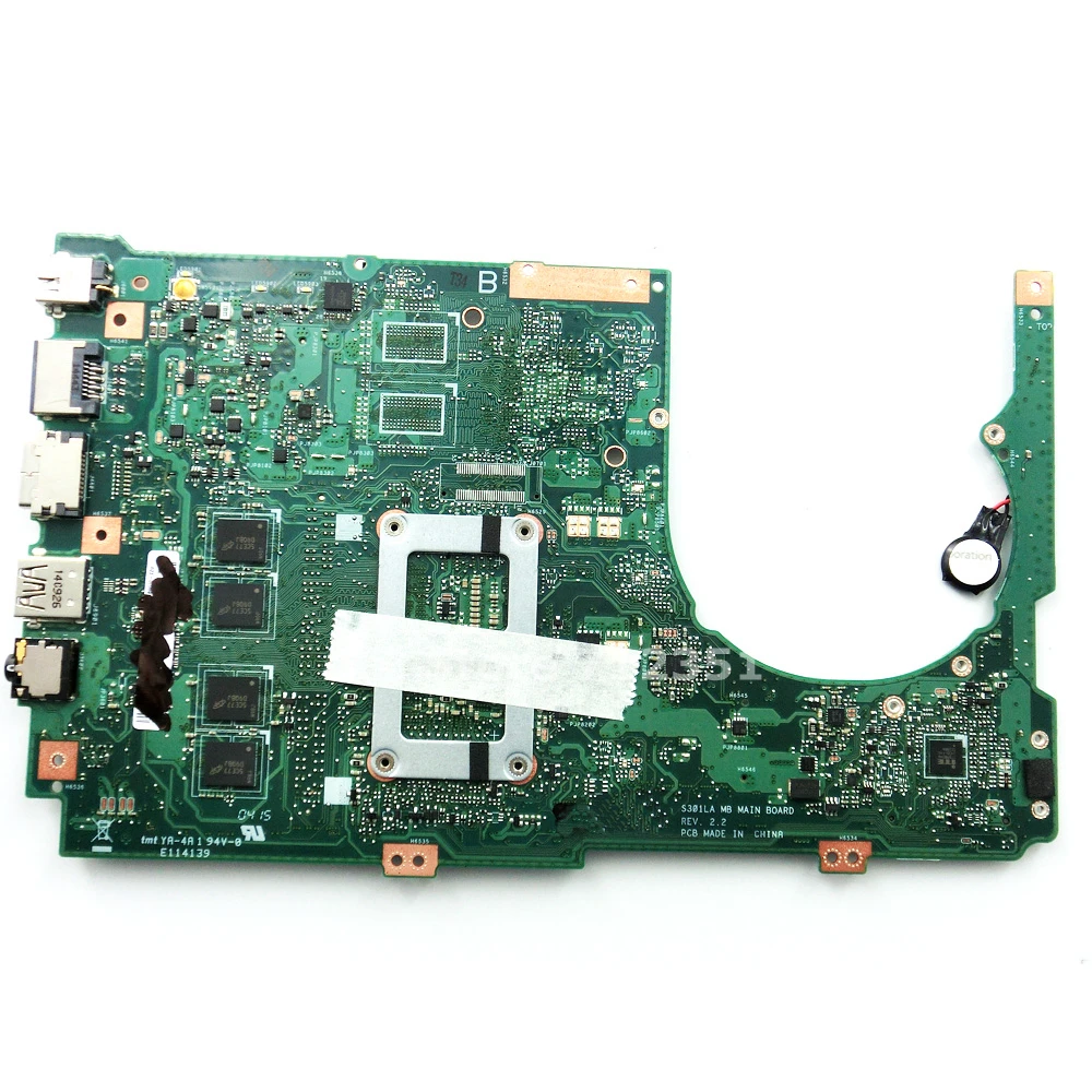 S301LA с i5 4200 ЦП 4 Гб ОЗУ материнская плата REV2.2 для ASUS S301L Q301LA S301LP ноутбука 100% тест