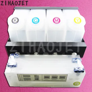 

Printer plotter CISS bulk ink system for Roland Mimaki Mutoh and other printer 4 ink bottle 2L + 4 ink cartridge 220ML