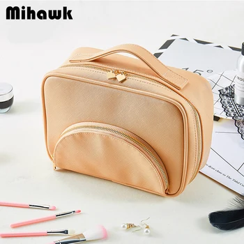 

Mihawk Beauty Makeup Case Bag Women's Cosmetic Vanity Lipstick Tote Bathroom Toiletry Decoration Organizer Zip Pouch Accessories