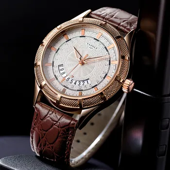 

Men Watches 2019 Luxury Brand Classic Business Big Gear Calendar European And American Quartz Watch Man zegarek meski