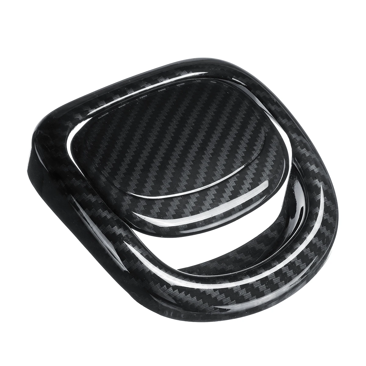 Adornos de la cubierta del mango de la liberación del asiento para BMW para MINI para Cooper S 3DR F56 F57 Auto Interior molduras piezas de carbono mango de fibra Trim