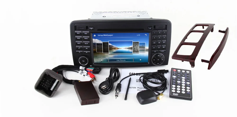 Flash Deal 2 DIN 7" Car DVD For Mercedes Benz R CLASS W251 R280 R300 R320 R350 R500 With GPS Navigation Stereo Radio Headunit Bluetooth+map 4