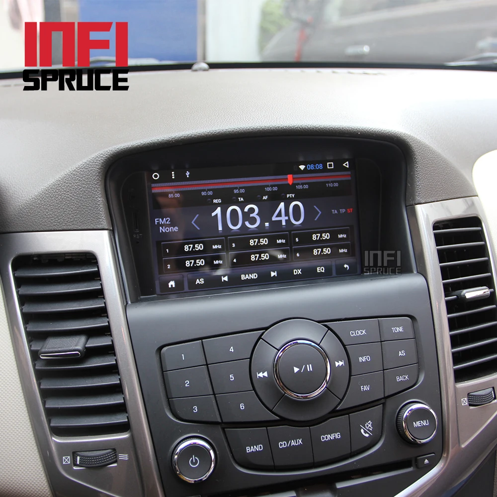 Top Car dvd player GPS for Chevrolet Cruze 2008-2012 with GPS Navigation Radio 2 din car stereo Android 8.1 2G+32G wifi media player 3