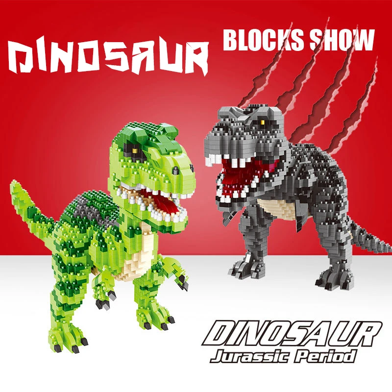 Jurassic World Park Dinosaur Mini Building Blocks Bricks Kids Toys Compatible Legoinglys Tyrannosaurus Rex Christmas Gift Jurassic World Park Dinosaur Mini Building Blocks Bricks Kids Toys Compatible Legoinglys Tyrannosaurus Rex Christmas Gift