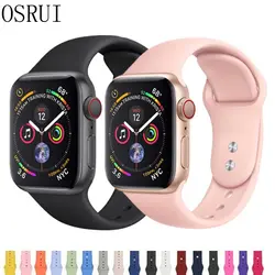 OSRUI ремешок для Apple Watch группа 4 3 iwatch Группа 42 мм 38 44 мм/40 pulseira correa браслет спортивные силиконовые часы интимные аксессуары