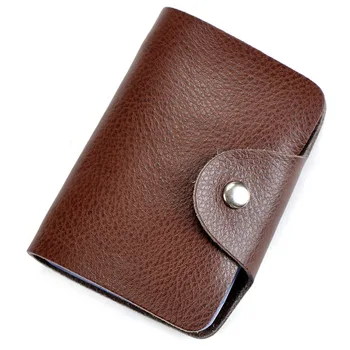 

11 colour Genuine leather Card bag Multi-Card Card Set Bank Business Card Clip Ladies and Men's Card holder Cowhide