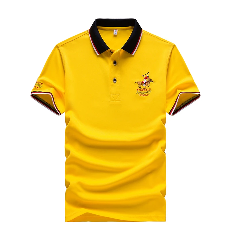 

Jebwoods Men Polo Shirt High Quality Mens Cotton Summer Shirt Short Sleeved Brand Jerseys Polos Para Hombre Size M-4XL JCP-732