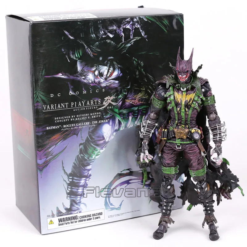 Preise DC COMICS VARIANTE PLAY ARTS KAI BATMAN Rogues Galerie Der Joker PVC Action Figure Sammeln Modell Spielzeug 26 cm