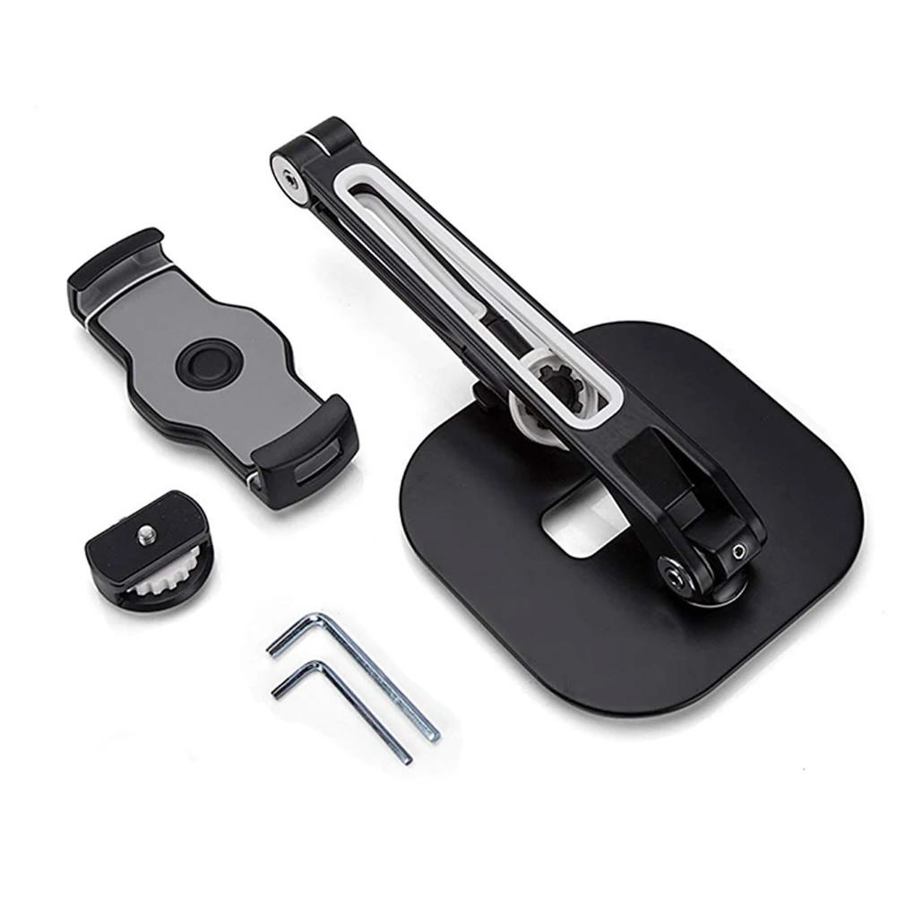 

Fits 4-11" Display Long Arm Mount Holder Foldable Table Ergonomical Clamp Desk Tablet Stand Aluminum Bedside For IPad For IPhone