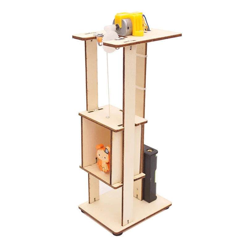 DIY Assemble Electric Lift Toys Kids Science Experiment Material Kits Toys Gifts YJS Dropship