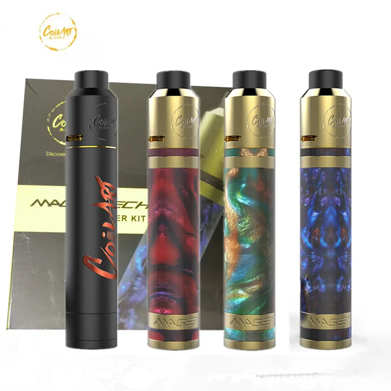 new original coilart mage mech tricker kit airflow tank 18650 vape pen kit 24k gold plated deck new original coilart mage mech tricker kit airflow tank 18650 vape pen kit 24k gold plated deck