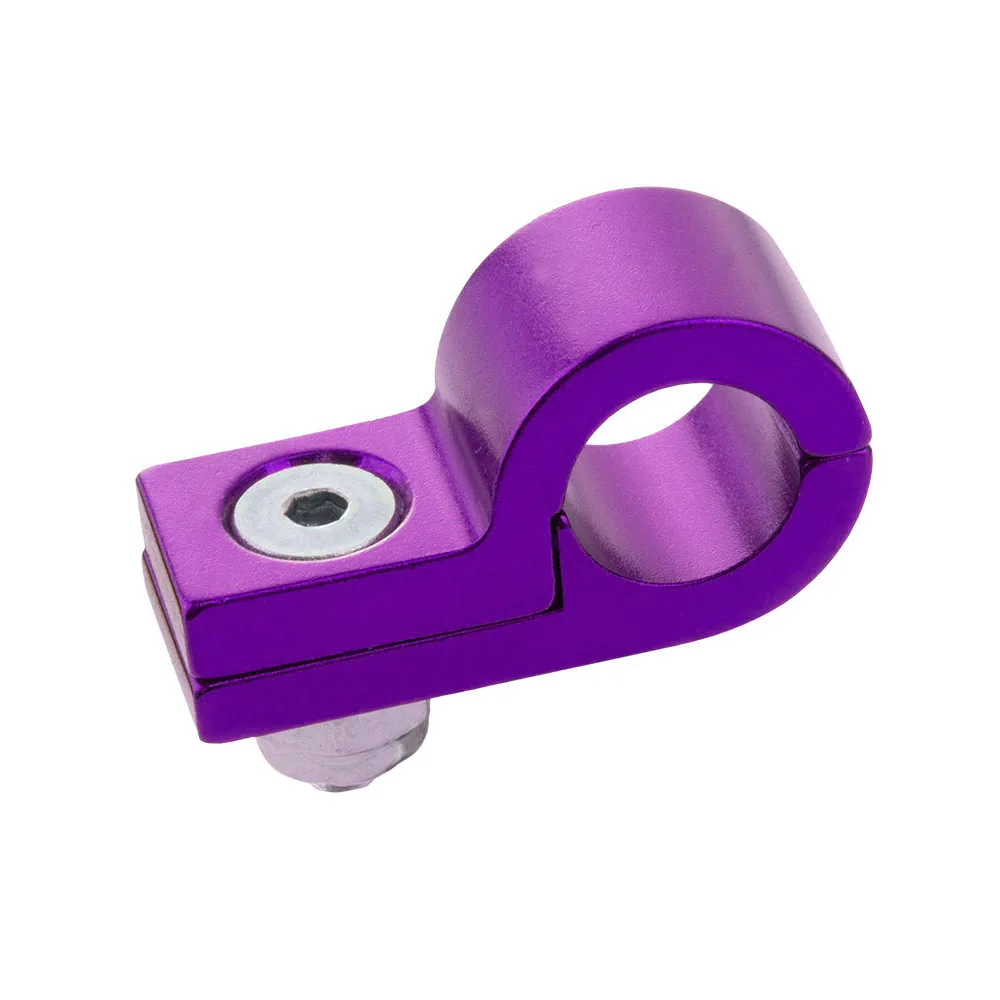 Aluminum Line Clamps 2pcs/pack To Suit I.D. 14.3MM 9/16" Tubing Line Blue/Red/Black/Silver/Purple 06
