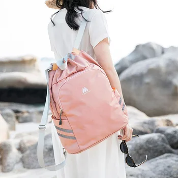 

Waterproof Drawstring Backpack Students Large Capacity School Bags Clothes Packing Cubes Travel Organizer Pouch Accessories Gear