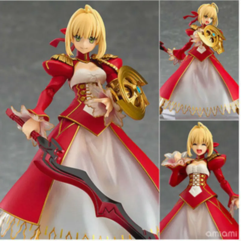 

Japanese Anime Figure Fate/Extella Saber Nero Claudius Caesar Augustus Germanicus Figma 370 PVC Collectible Figurines Toys