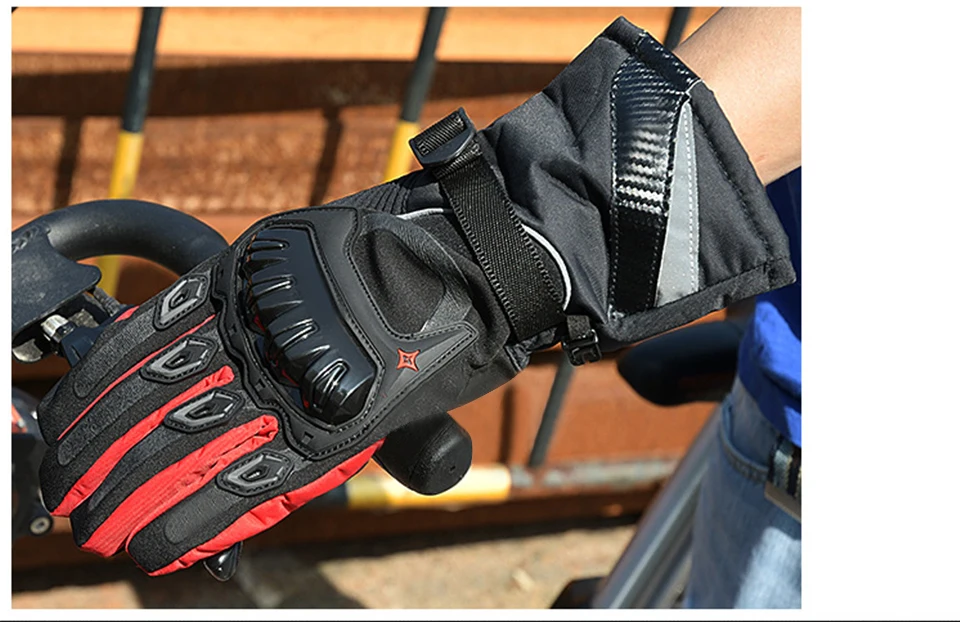 Foxcncar motorcycle gloves 100% Waterproof windproof Winter warm Guantes Moto Luvas Touch Screen Motosiklet Eldiveni Protective (24)
