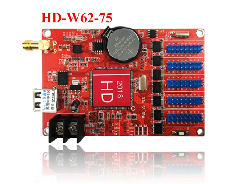 hd-w62-75 rgb LED display control card 1