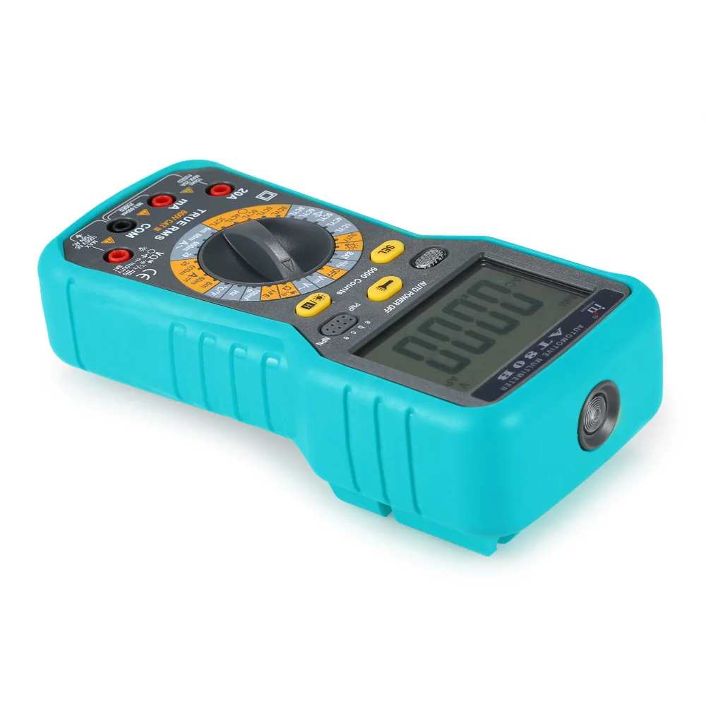 ЖК дисплей Цифровой мультиметр DMM 6000 отсчетов Multimetro True RMS Авто Диапазон AC/DC Напряжение измеритель тока Измеритель сопротивления емкости