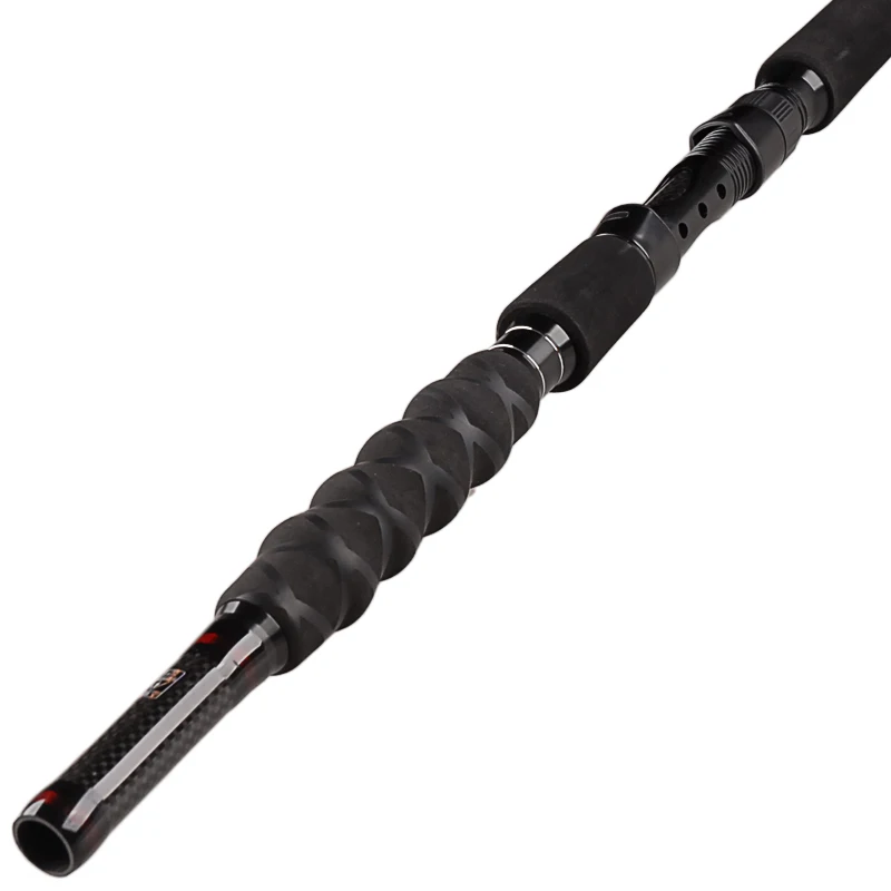 Vara de Pesca Pesados de Energia Canne a Peche Barco Inteligente Seção Spinning Carbono Lure Peso 3 70-250g 1.8m 2.1m 2.4m 8 Barco Vara De Pesca Pesados de Energia