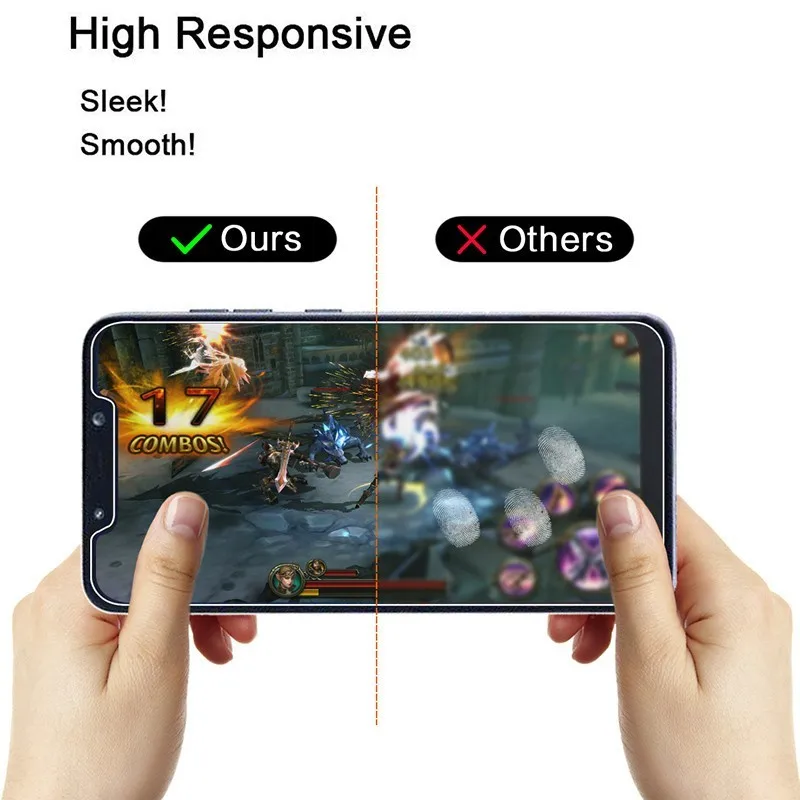 Защитное стекло для Xiaomi Pocophone F1 2 шт. защита экрана закаленное пленка Poco