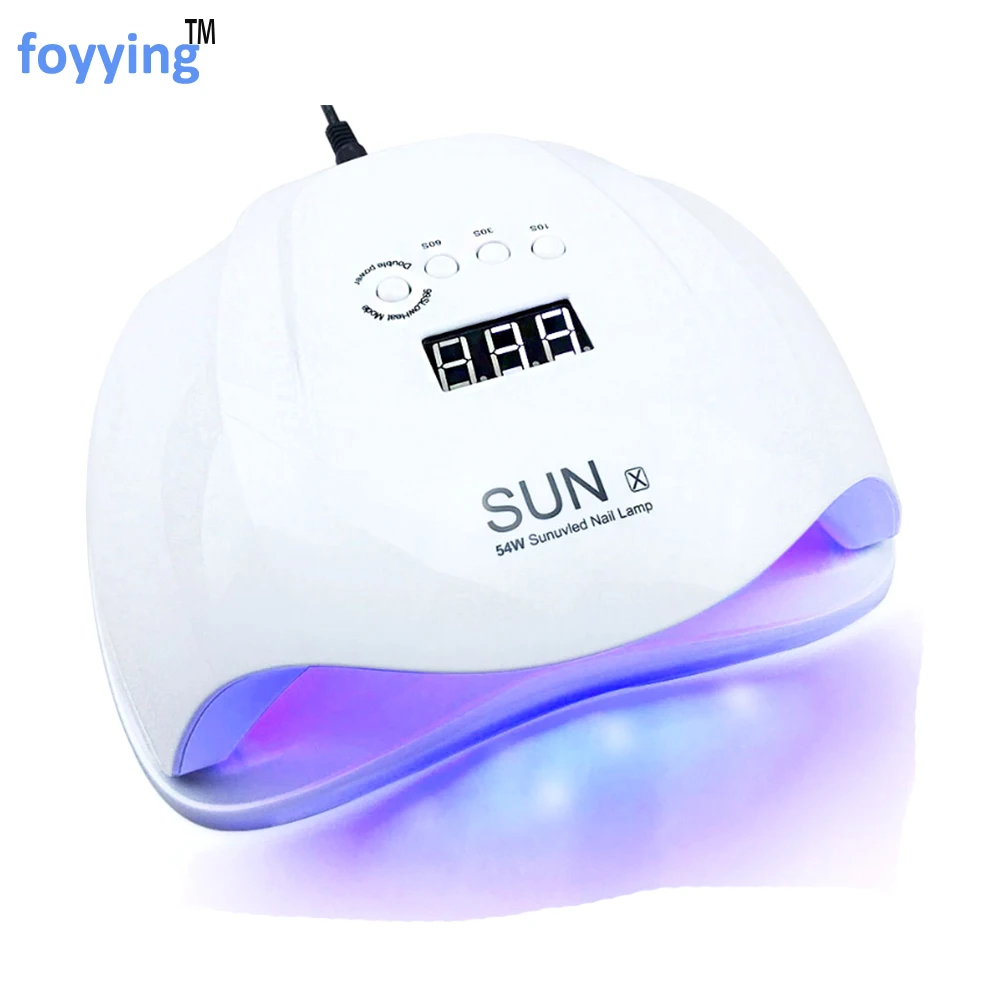 

54W SUN X5 Plus Nail Dryer LCD Display 36 LED Dryer Nail Lamp UV LED Lamp for Curing Gel Polish Auto Sensing Lamp For Nails