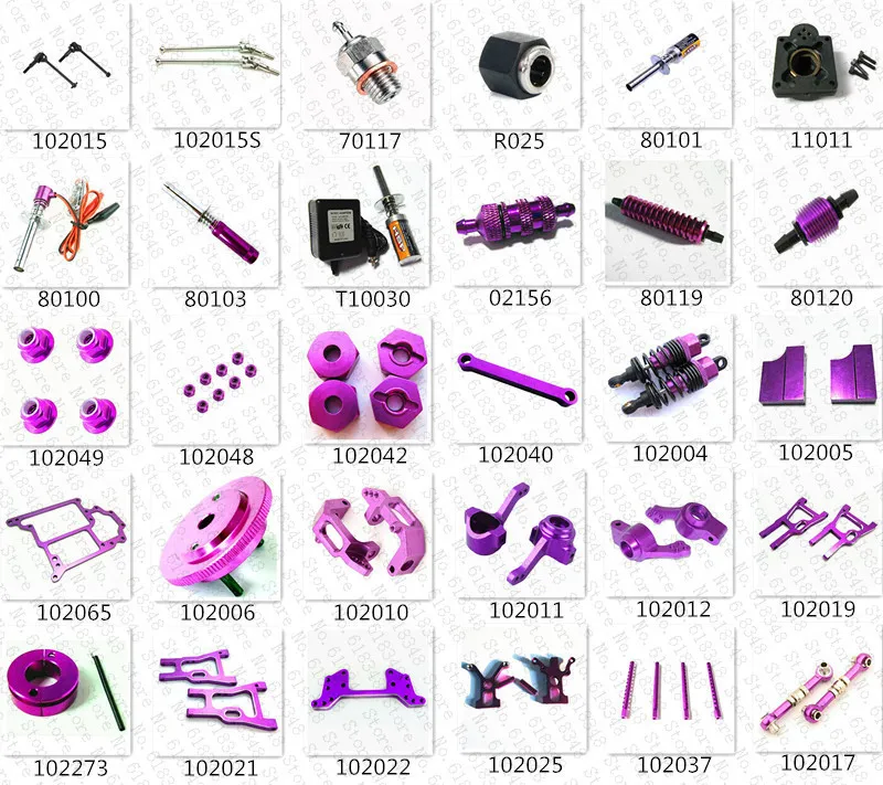 

HSP Spare Parts Aceesories Upgrade Aluminum Alloy For HiSpeed Himoto 1/10 4WD R/C Model Car On Road Baja SONIC Nitro Power 94102