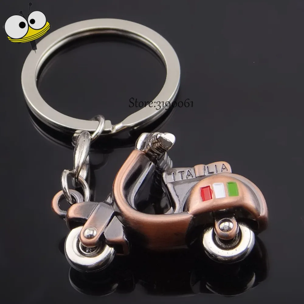 3D брелок для мотоцикла Ducati Vespa Suzuki Honda Yamaha Fiat Piagggio BMW мотоциклы автомобильные