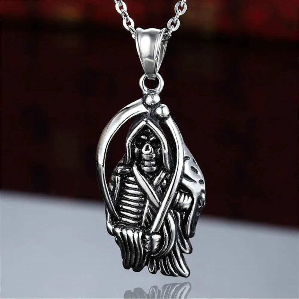 (12 pcs/lot) Mimeng Casting Titanium Necklace for Men Titanium Steel