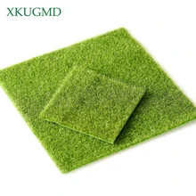 Горячая 3D Настоящее прикосновение поддельный мох искусственный газон микро ландшафт мха трава цветы искусственные листва для дома Свадебные украшения