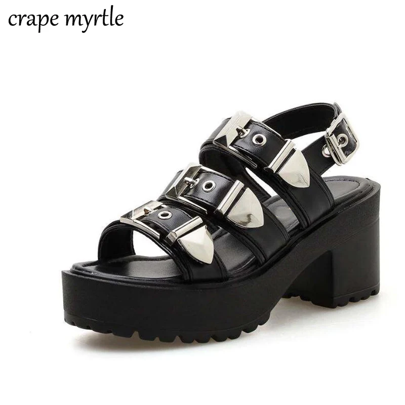 

sandals punk shoes women gladiator sandals women summer shoes women wedge shoes womens strappy heels comfortable sandals YMA857