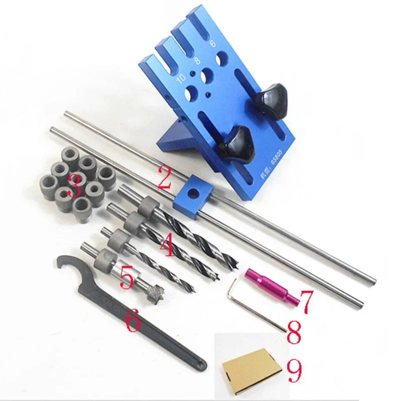 3 in 1 Drilling locator drilling guide kit Woodworking tool DIY Woodworking Joinery High
