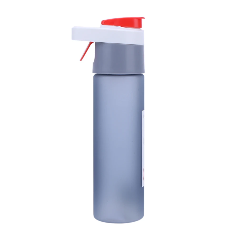 

600ML Creative Spray Water Bottle Portable Atomizing Bottles Outdoor Sports Gym Drinking Drinkware Plastic Bottles Shaker