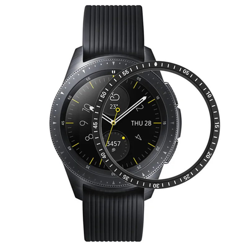 

HIPERDEAL Smart Accessories Bezel Ring Adhesive Cover For Samsung Galaxy Watch 42MM Anti Scratch Stainless Steel Case Cover