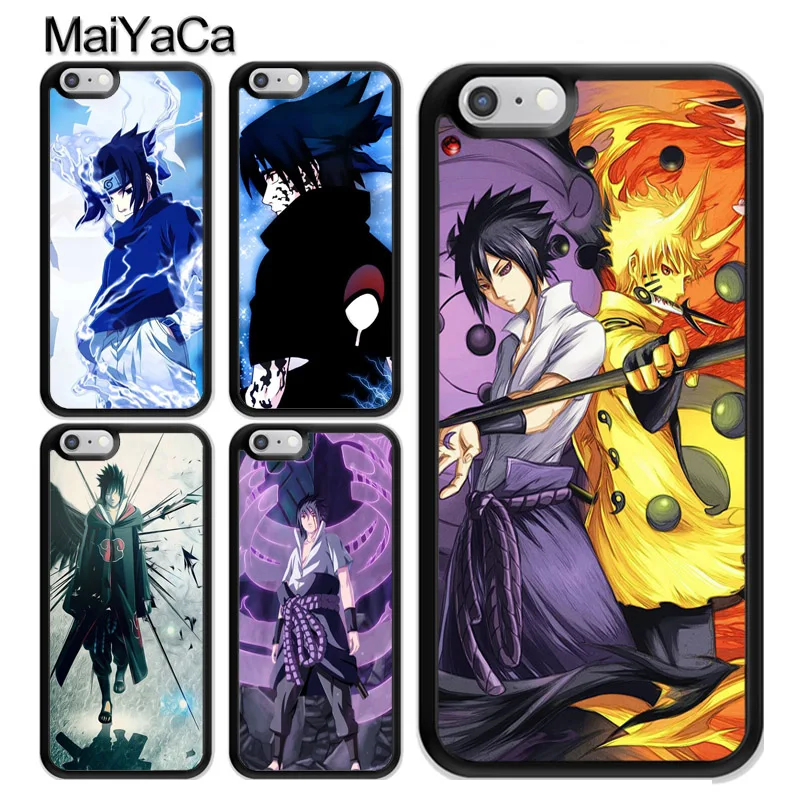 MaiYaCa Naruto Clan Uchiha Sasuke Soft TPU Mobile Phone Case Funda For
