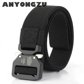 

Fast Release Button Elastic Non-defrmation Braided Belt Zinc Alloy Horn Buckle Convenient Durable Washable Colorfast Ceinture