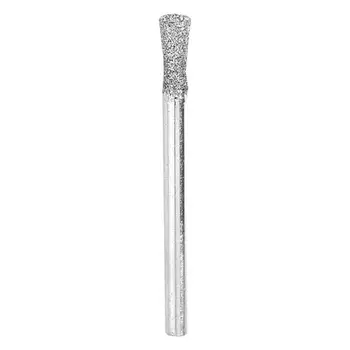 

60 grits Inverted Trapezoid Diamond Grinding Head Burr Bits Disc Wheel Rotary Tool