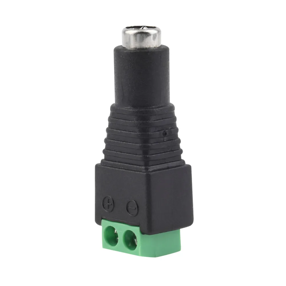 Хит продаж 1 шт. 2 1x5 5 мм DC Power Female Plug Jack Adapter коннектор Разъем для CCTV светодиодный