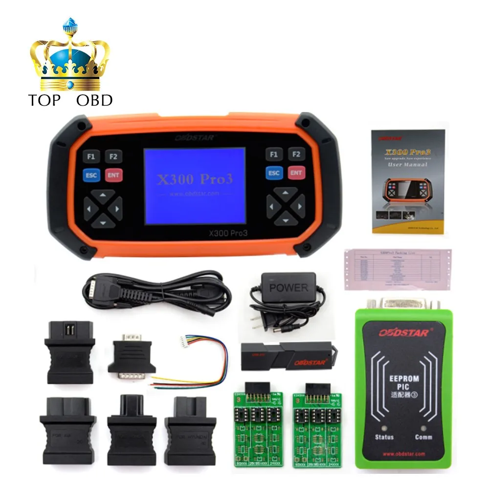 

OBDSTAR X300 PRO3 Key Master OBD2 OBD II X300 PRO Key Programmer Odometer Correction Tool with EEPROM/PIC Free Shipping
